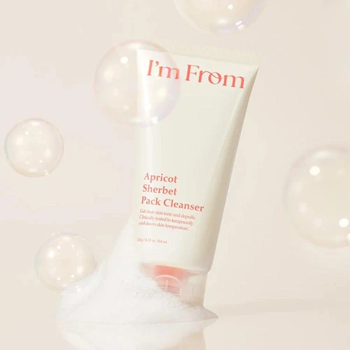 Spuma p/u curatarea fetei I’m from Apricot Sherbet Pack Cleanser 120 g