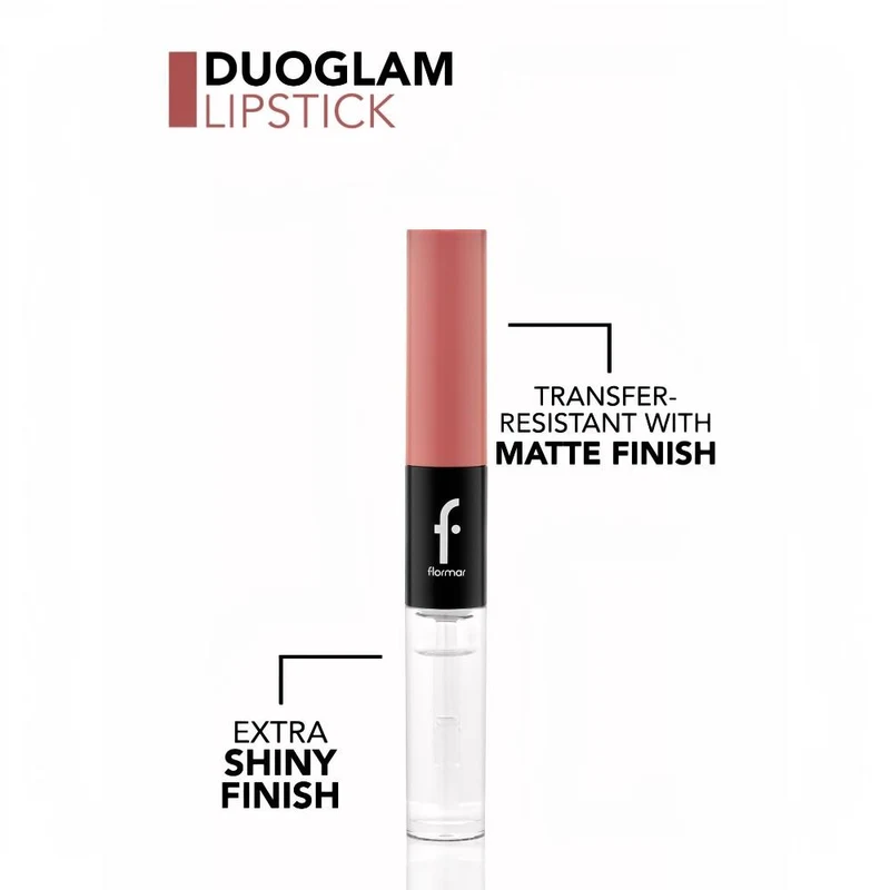Жидкая помада Flormar Duoglam Lipstick 4