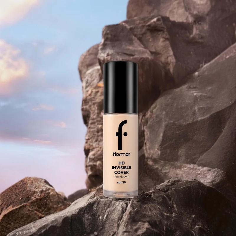 Тональный крем Flormar Invisible Cover HD Foundation New 4