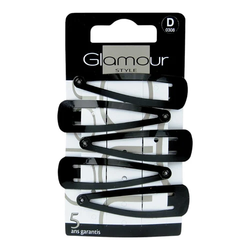Clama par Glamour Snap Clips Big 5pcs