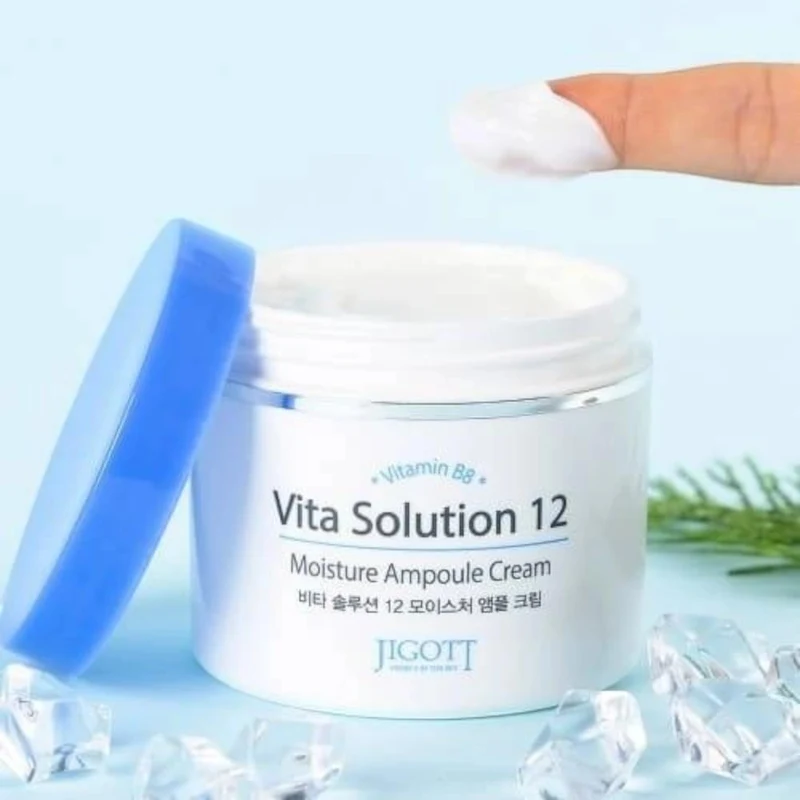 Крем для лица Jigott Vita Solution 12 Moisture Ampoule Cream 100ml 2
