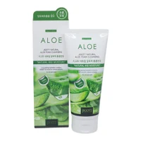 Пенка для очищения лица Jigott Natural Aloe Foam Cleansing 180ml