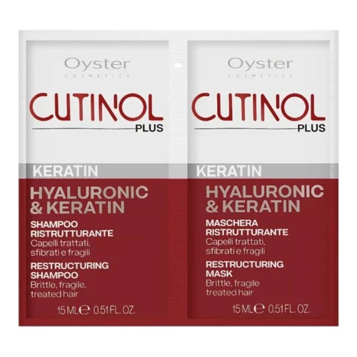 Набор для ухода за волосами Oyster Cutinol Plus Keratin 15 + 15 ml