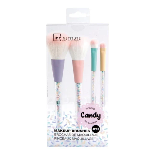 Set pensule p/u machiaj IDC Institute Makeup Brushes 4 pcs