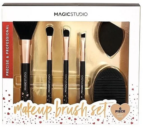 Set pensule p/u machiaj Magic Studio Colorful Makeup Brush Set
