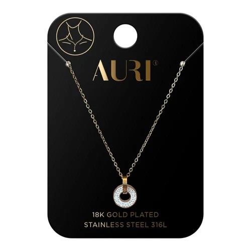Lantisor cu pandativ AURI Necklace Zircon Circle