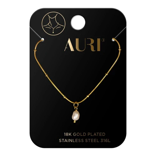 Lantisor cu pandativ AURI Necklace With Large Pearl