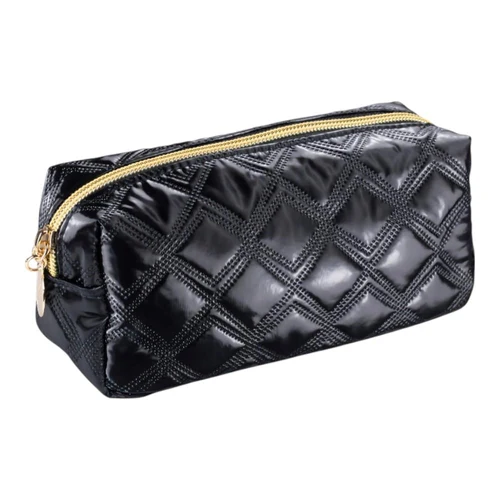 Inter-Vion Black Cosmetic Bag