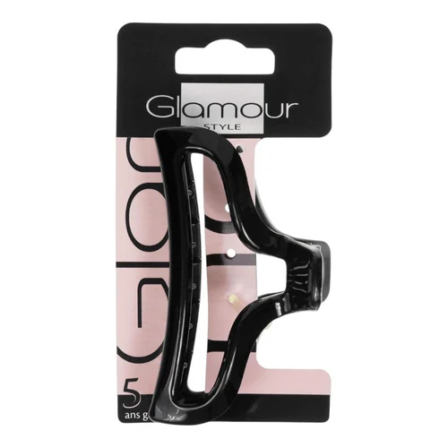 Clama par Glamour Hair Claw Cut-Out Design Black