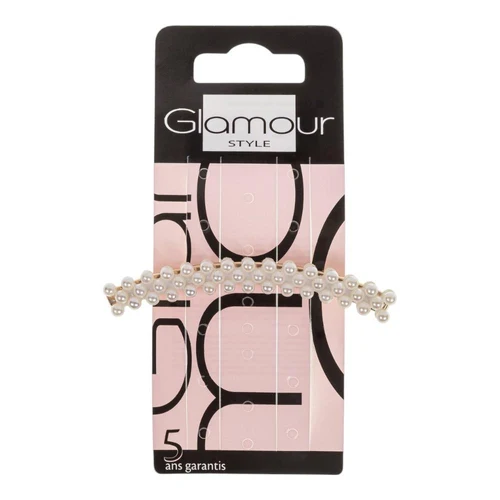 Clama par Glamour Snap Clip With Pearls