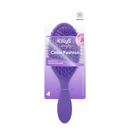 Pieptene KillyS Color Fashion Hairbrush Purple