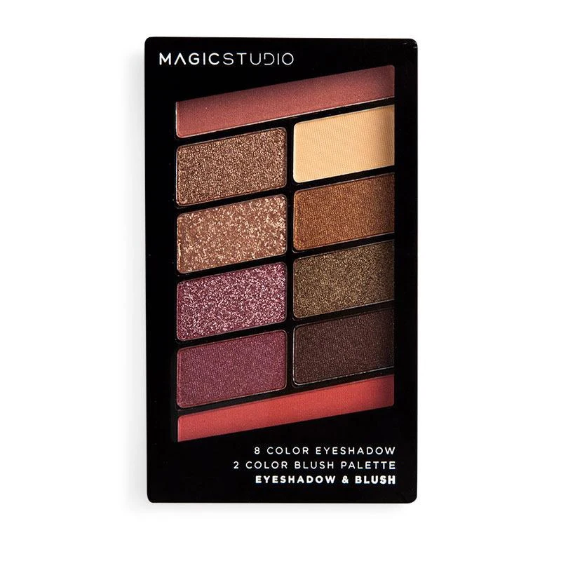 Тени для век Magic Studio Shaky Eyeshadow&Blush Palette 2