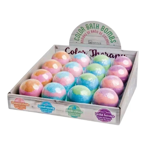 Шипучая бомба для ванны IDC Institute Multicolor Bath Bomb 140g