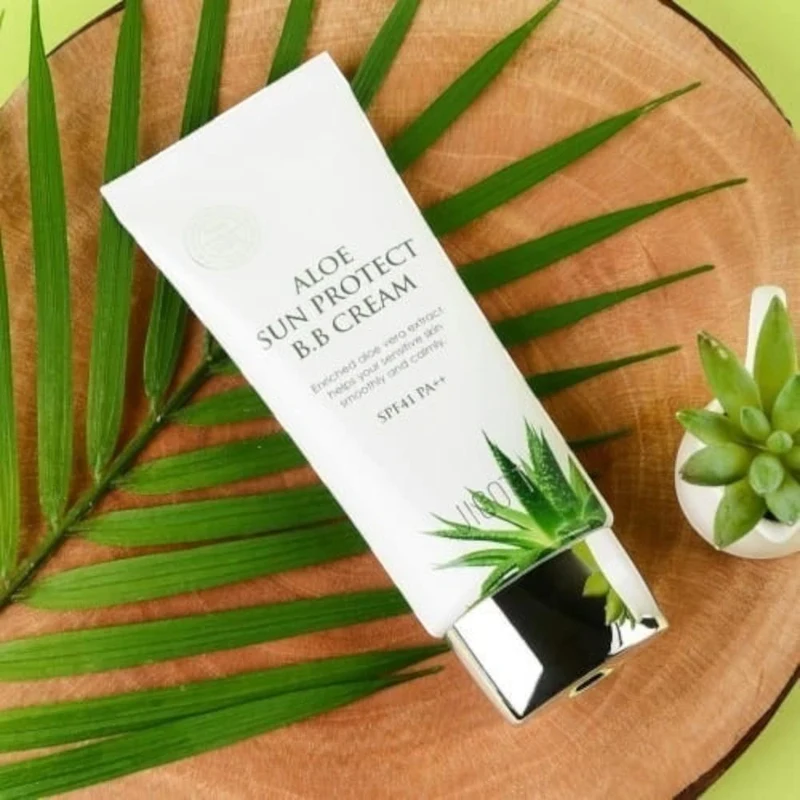 BB-крем Jigott Aloe Sun Protect BB Cream SPF41 50 ml 2