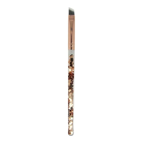Pensula pentru machiaj Donegal Angled Brow Brush With Glitter Inside Foxy Floe
