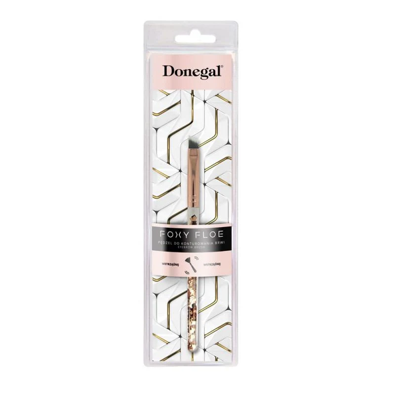 Кисть для макияжа Donegal Angled Brow Brush With Glitter Inside Foxy Floe 2