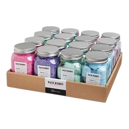 Шипучая бомба для ванны IDC Institute Bath Bombs Pure Energy Assorted 160g