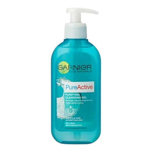 Гель для очищения лица Garnier Skin Naturals Pure Active Gel 200 ml