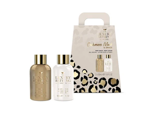 Box Cadou The Luxury Bathing Cashmere, Musk & Amber Body Wash & Lotion Set