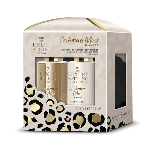 Box Cadou The Luxury Bathing Cashmere, Musk & Amber Glamorous Glow Set