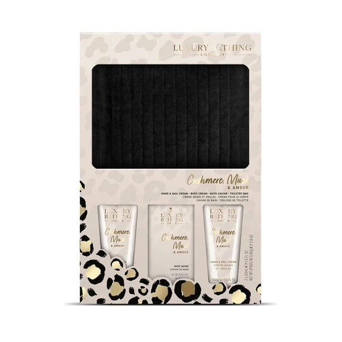 Box Cadou Luxury Bathing Set: Cashmere, Musk & Amber