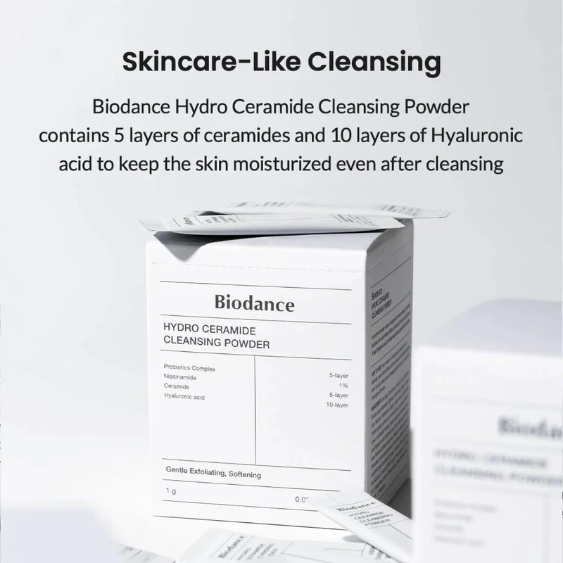 Скраб для лица Biodance Hydro Ceramide Cleansing Powder 1 pcs 2
