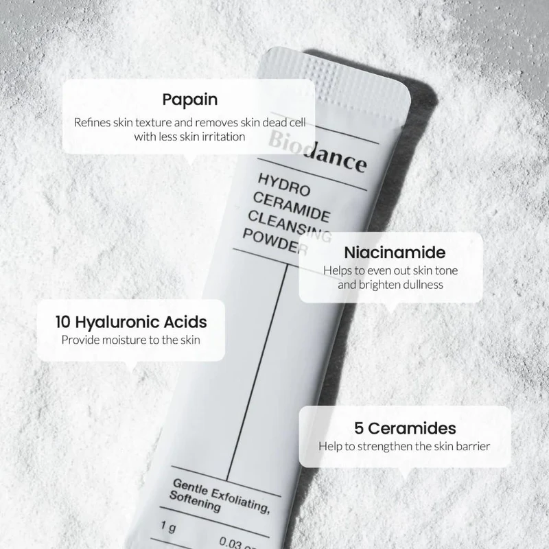 Скраб для лица Biodance Hydro Ceramide Cleansing Powder 1 pcs 3