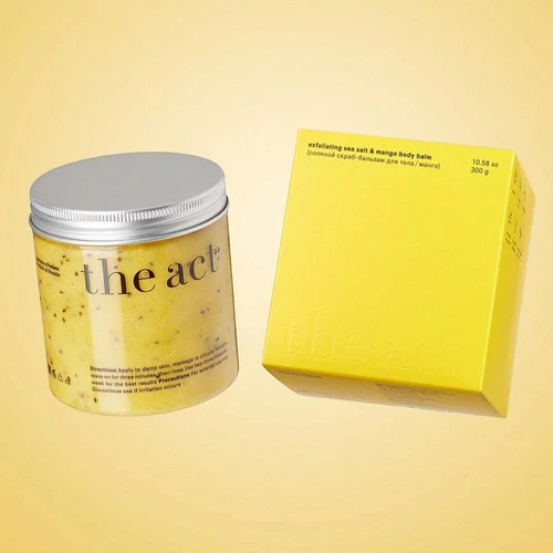 Exfoliant de corp The Act Exfoliating Sea Salt & Mango, 300 ml
