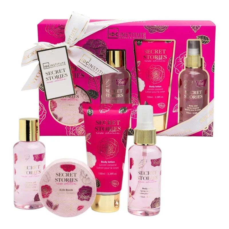 Подарочный набор IDC Institute Secret Stories Rose Edition Bath Gift Set 4 pcs. 2