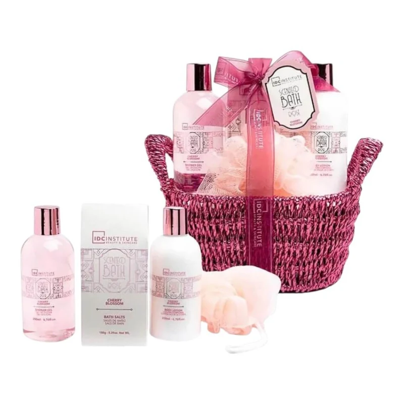 Подарочный набор IDC Institute Scented Bath Rose Cherry Blossom Set 4 pcs. 3