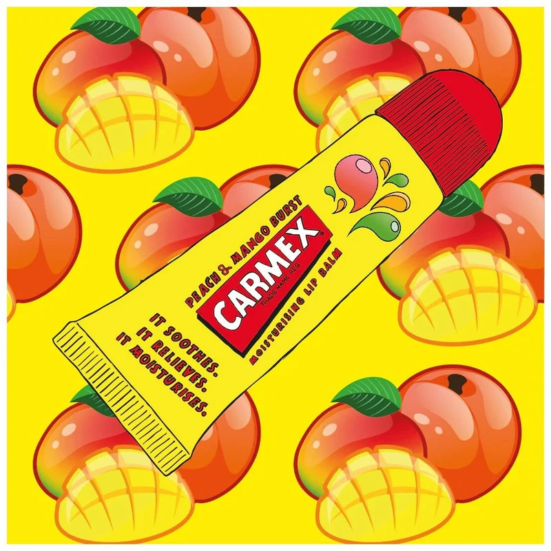 Бальзам для губ CARMEX Tube Peach Mango 10 г 4