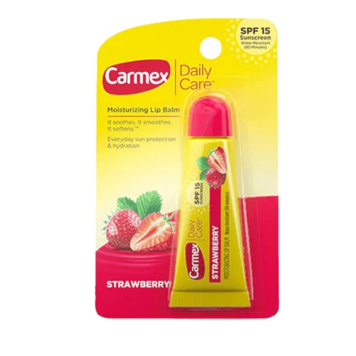 Бальзам для губ CARMEX Strawberry Lip Balm Tube SPF15 10г
