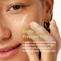 Exfoliant de fata By Wishtrend Green Tea & Enzyme Powder Wash, 110 g 3