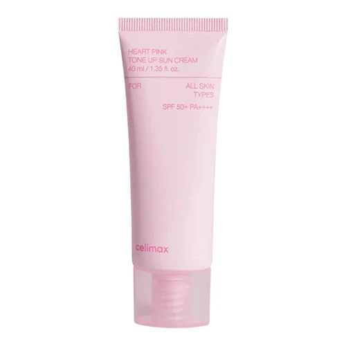 Protecție solară pentru față Celimax Heart Pink Tone Up Sun Cream SPF50+ PA++++ 40 ml