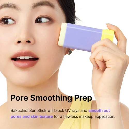 Crema cu protectie solara By Wishtrend Pore Smoothing Bakuchiol Sun Stick SPF50+ PA++++ 18 g