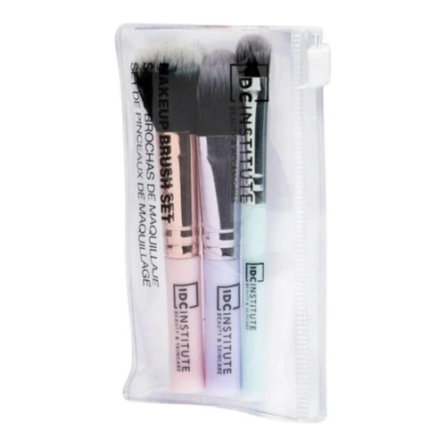 Pensula pentru machiaj IDC Institute Makeup Brush Set 3 pcs