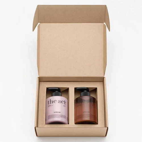 Набор для ухода за телом The Act Virgin Body Care Set, massage body 300 ml + oil body lotion 300 ml
