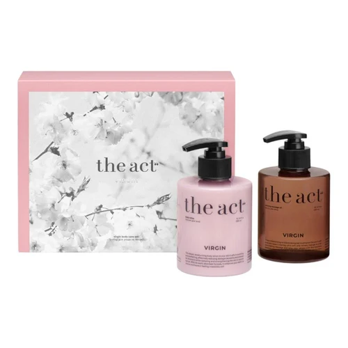 Набор для ухода за телом The Act Virgin Body Care Set, massage body 300 ml + oil body lotion 300 ml