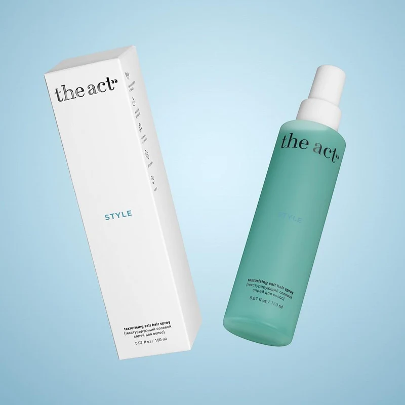 Спрей для волос The Act Texturising Salt Hair Spray Style, 150 ml 3