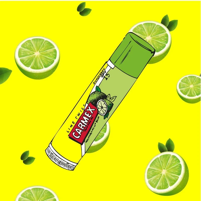 Бальзам для губ CARMEX Stick Lips Balm Naturally Lime SPF 15 3