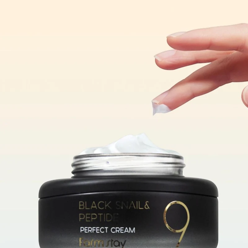 Крем для лица Farmstay Black Snail & Peptide 9 Perfect Cream 55 ml 2