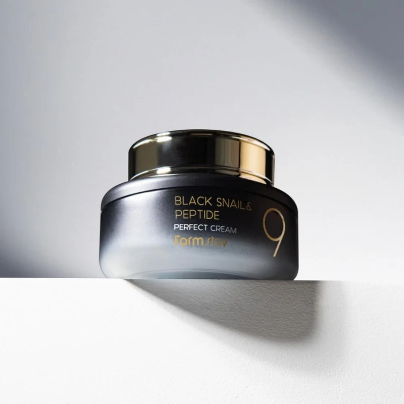 Крем для лица Farmstay Black Snail & Peptide 9 Perfect Cream 55 ml 3