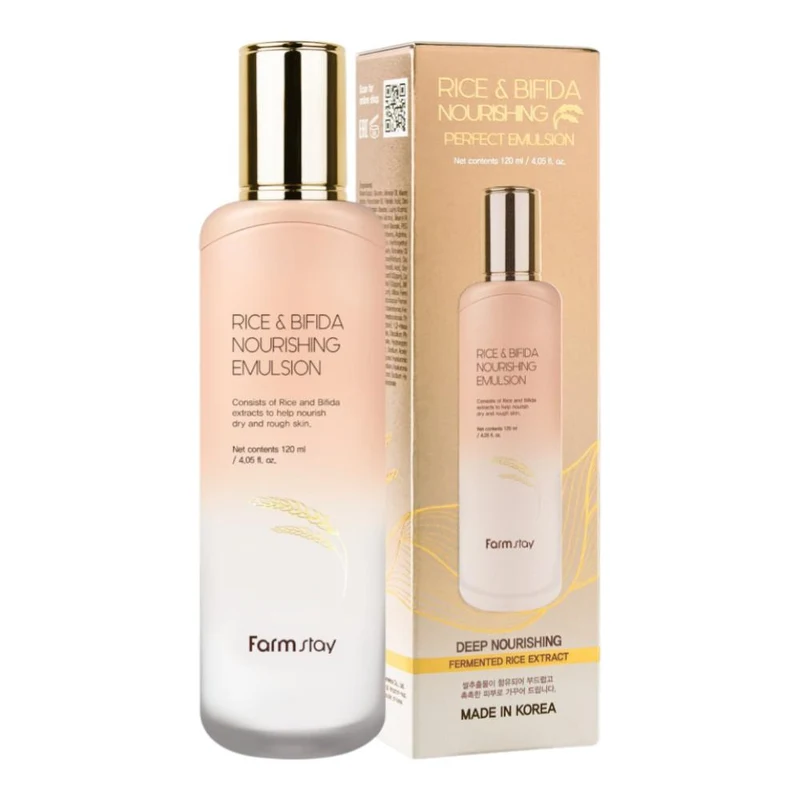 Cremă de faţă Farmstay Rice & Bifida Nourishing Emulsion 120 ml 2