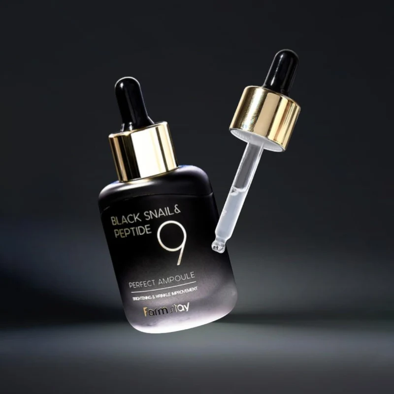 Ser pentru faţă Farmstay Black Snail & Peptide 9 Perfect Ampoule 35 ml 3