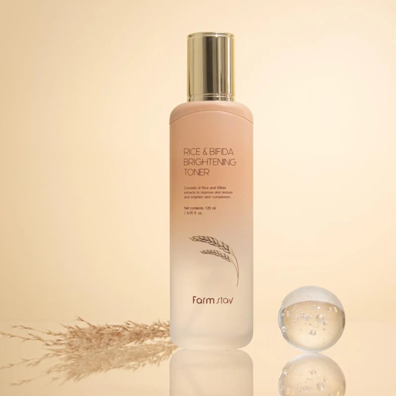Tonic p/u fata Farmstay RIice & Bifida Brightening Toner 120 ml 3