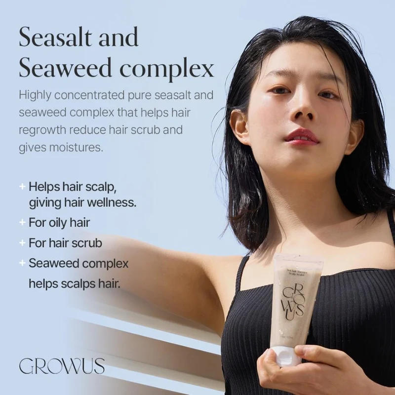 Exfoliant p/u scalp Growus Sea Salt Therapy Scalp Scaler 250 gr 5