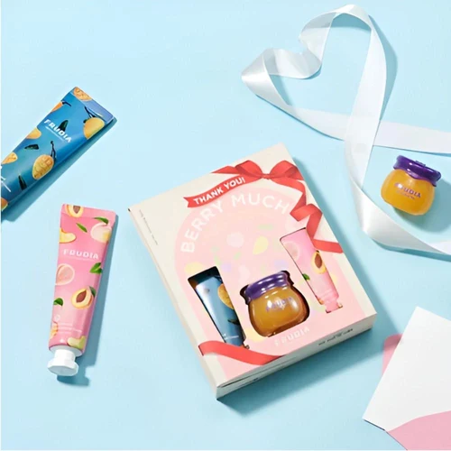 Подарочный набор Frudia Thank You Berry Much Honey Lip Balm & Hand Cream Set 3 pcs