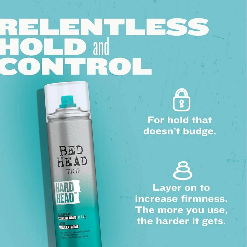 Лак для волос Tigi Bed Head Hard Head Hairspray Extra Strong Hold 385 ml 3