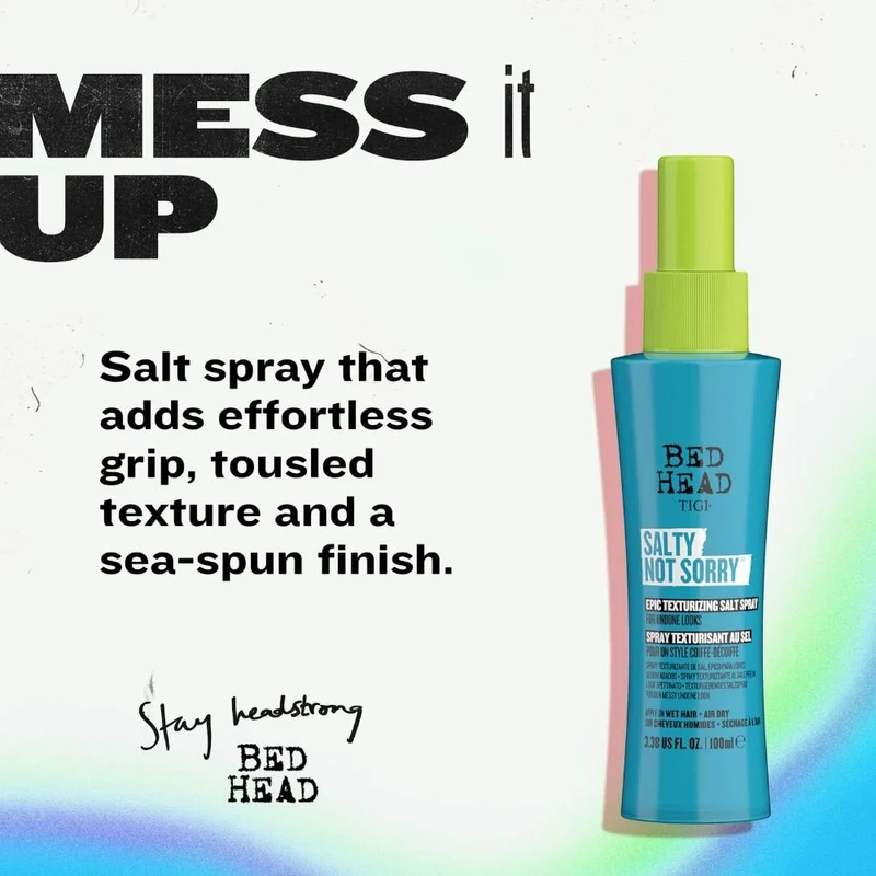 Spray pentru păr Tigi Bed Head Salty Not Sorry Texturizing  Salt Spray 100 ml 2