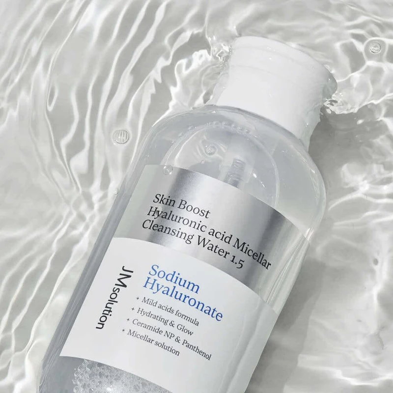 Мицеллярная вода JMsolution Skin Boost Hyaluronic Acid Micellar Cleansing Water 1.5 500ml 2